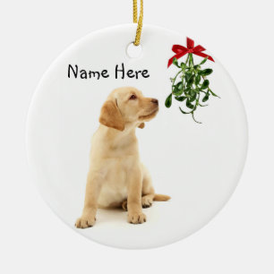 Yellow Labrador Weihnachtsschmuck