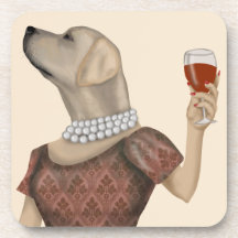 Yellow Labrador Wine Snob