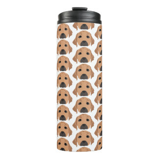 Yellow Labradors on Tumbler Thermosbecher