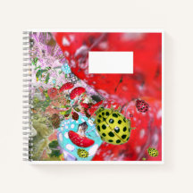Yellow Ladybugs ABC Letter Tracing Notebook