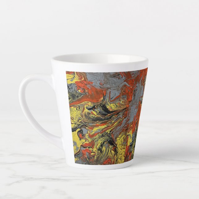 Yellow Lava Tasse  (Links)