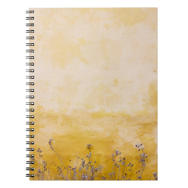 Yellow & Lavendel-Notebook Notizblock (Vorderseite)