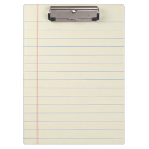 Yellow Legal Pad Zwischenablage Klemmbrett