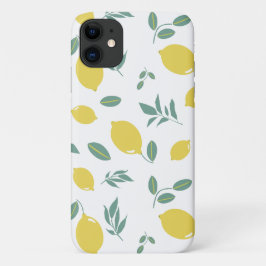 Yellow Lemon Pattern Phone Case