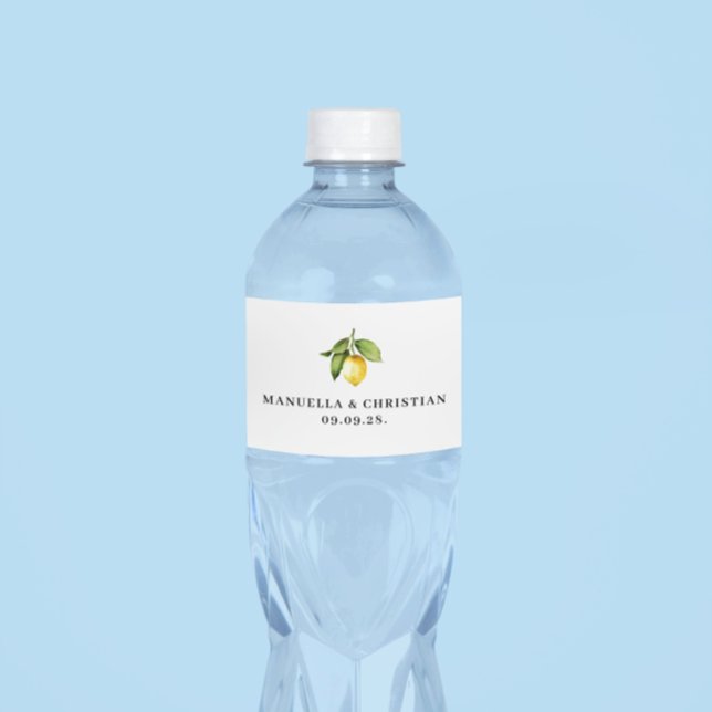 Yellow Lemon Wedgewater Flasche Label (Von Creator hochgeladen)