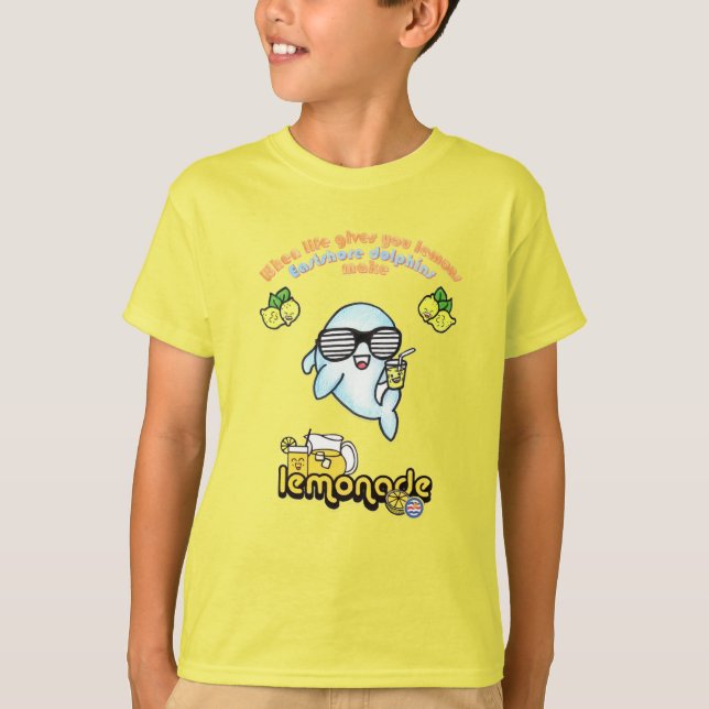 Yellow Lemonade Dolphin T - Shirt (Vorderseite)