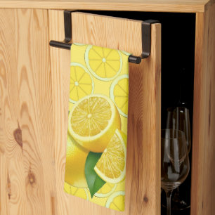 Yellow Lemons Frucht Küche Geschirr Küche Handtuch