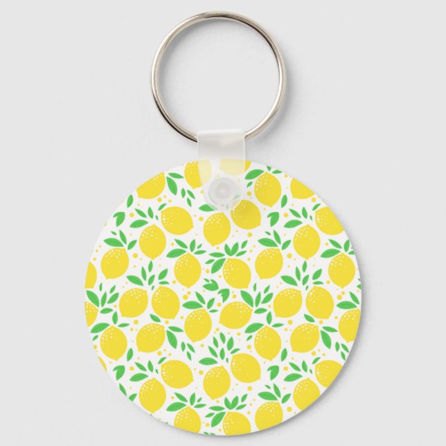 Yellow Lemons Schlüsselanhänger (Vorderseite)