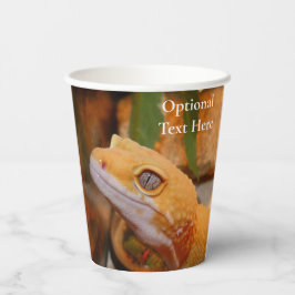 Yellow Leopard Gecko Pappbecher