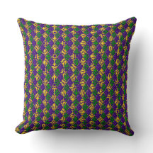 YELLOW LILA GREEN MARDI GRAS FLEUR DI LIS