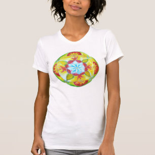 Yellow Mandala Yoga Shirt