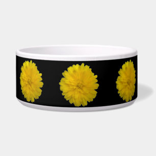 Yellow Marigold Dog Bowl Napf