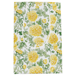 Yellow Marigold Flowers Bridal Shower Mittlere Geschenktüte