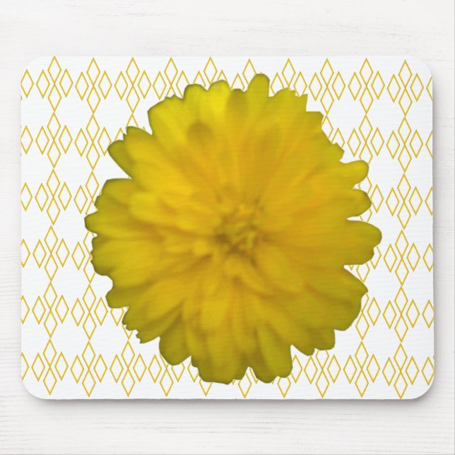 Yellow Marigold Mousepad (Vorne)