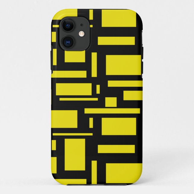 Yellow Maze Case-Mate iPhone Hülle (Rückseite)