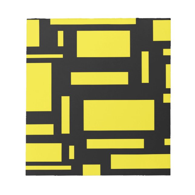 Yellow Maze Notizblock (Vorderseite)