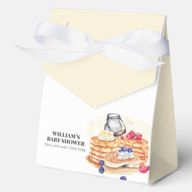 Yellow Milk Berry Pancake Brunch Babydusche Geschenkschachtel (Vorderseite)