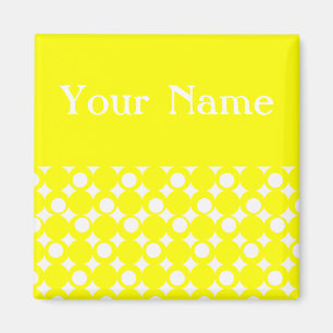 Yellow Mod Ball Design @ Emporio Moffa Magnet