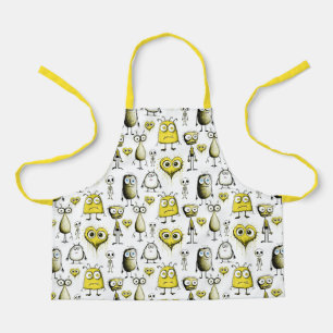 Yellow Monster Children's Schürze