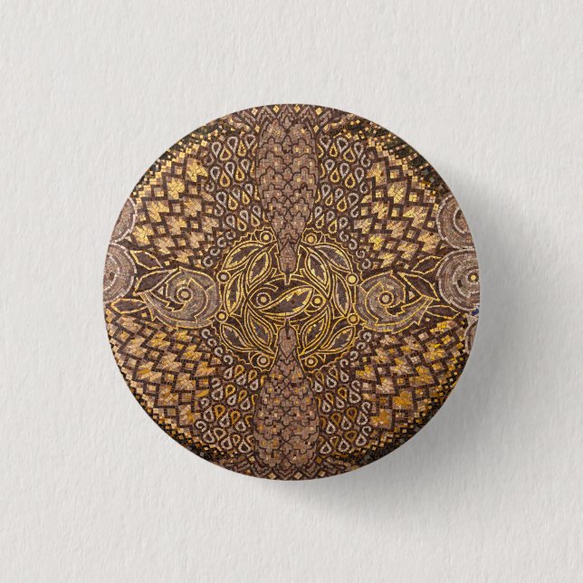 Yellow Mosiac Detail, Deutschland Button (Vorderseite)