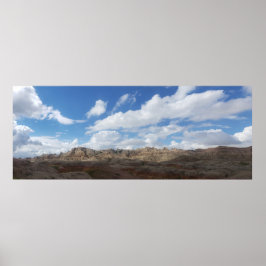 Yellow Mounds Overlook, Badlands NP, South Dakota Poster