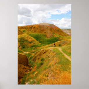 Yellow Mounds Overlook, Badlands NP, South Dakota Poster