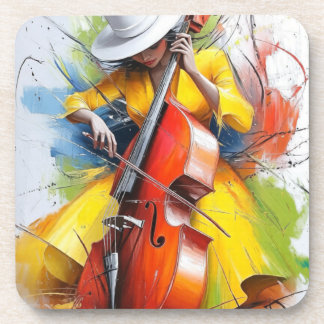 “Yellow Muse Melody” Getränkeuntersetzer