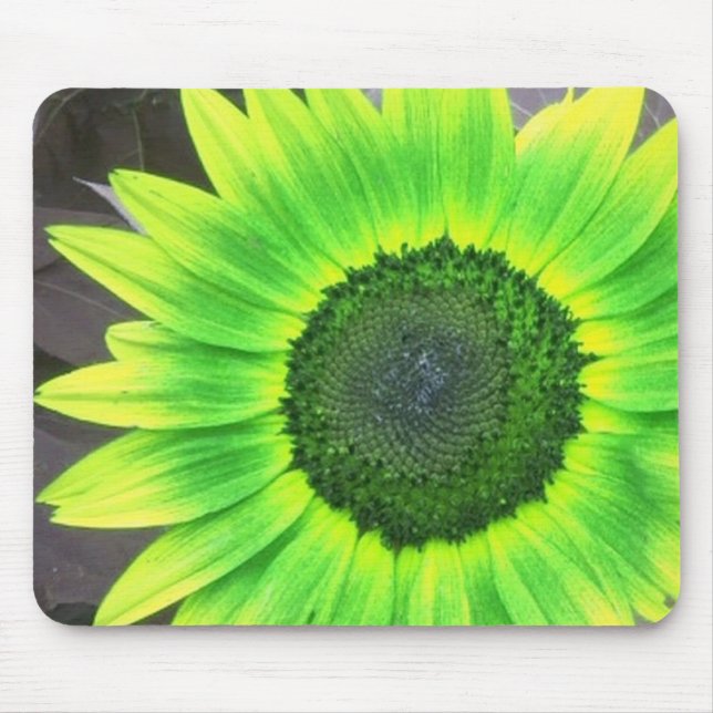 Yellow N Green Sunflower Mousepad (Vorne)