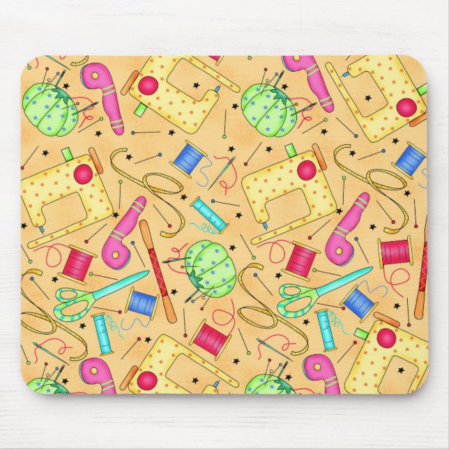 Yellow Näwing Notions Mousepad (Vorne)