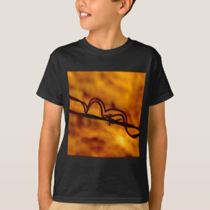 Yellow Orange Barbed Wire Fugue T-Shirt