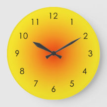 Yellow Orange Sunny Gradient Ombre