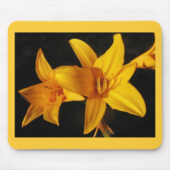 Yellow Orchid Mousepad (Vorne)