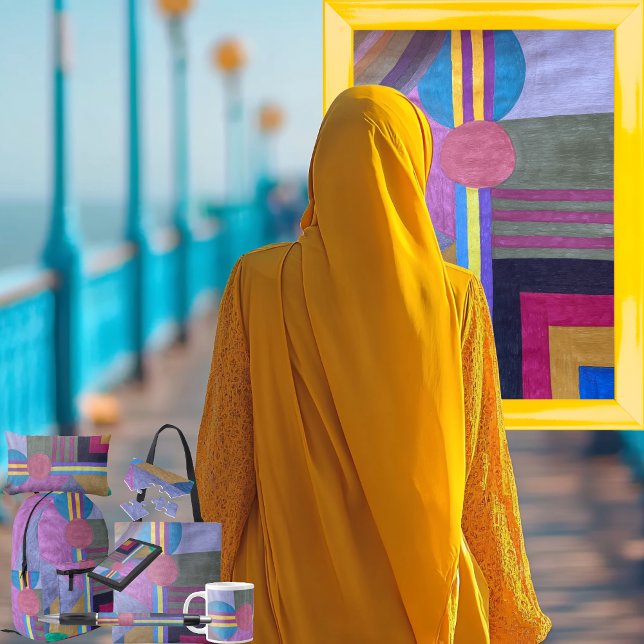 "Yellow Pathway" Kugelschreiber (Get the full “Yellow Pathway” collection at: https://bit.ly/SmartArtIIZazzle. )