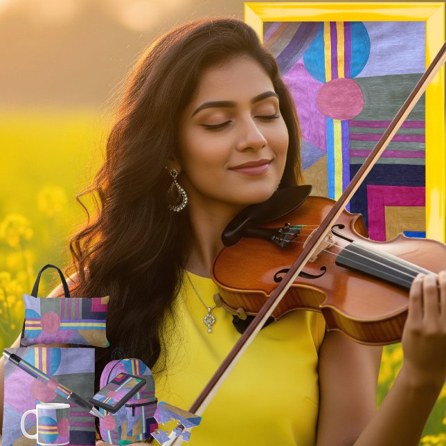 "Yellow Pathway" Seidenpapier (Get the full “Yellow Pathway” collection at: https://bit.ly/SmartArtIIZazzle. )