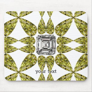 Yellow Peel Diamond Mousepad
