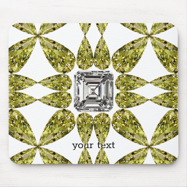 Yellow Peel Diamond Mousepad (Vorne)