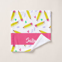 Yellow pencils and scrabbles on white