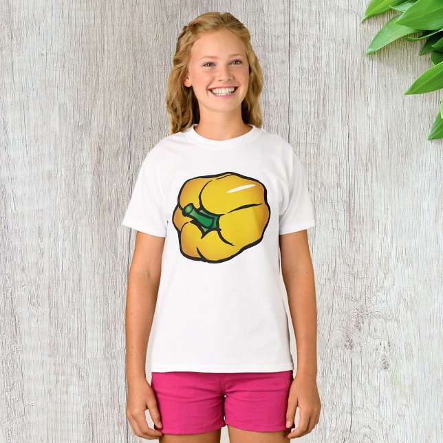 Yellow Pepper Girls T - Shirt (Von Creator hochgeladen)