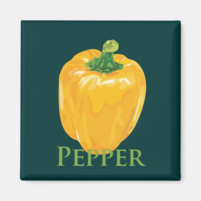 Yellow Pepper Magnet (Vorne)