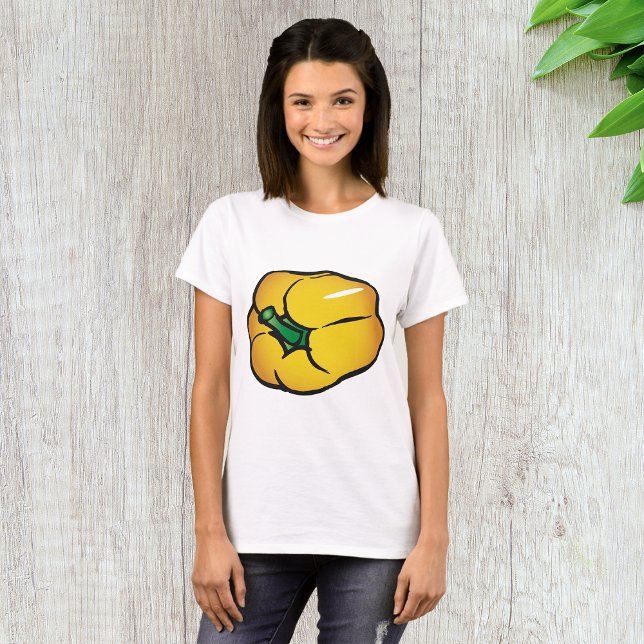Yellow Pepper Womens T - Shirt (Von Creator hochgeladen)