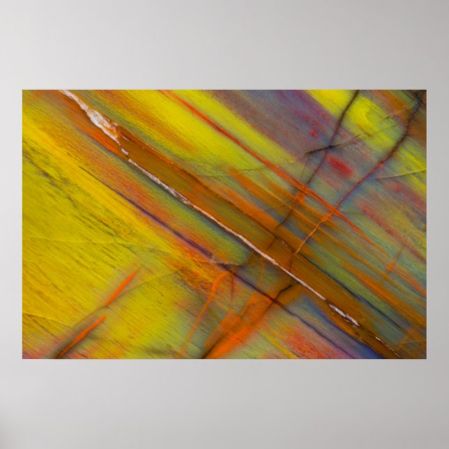 Yellow Petrified Wood Poster (Vorne)