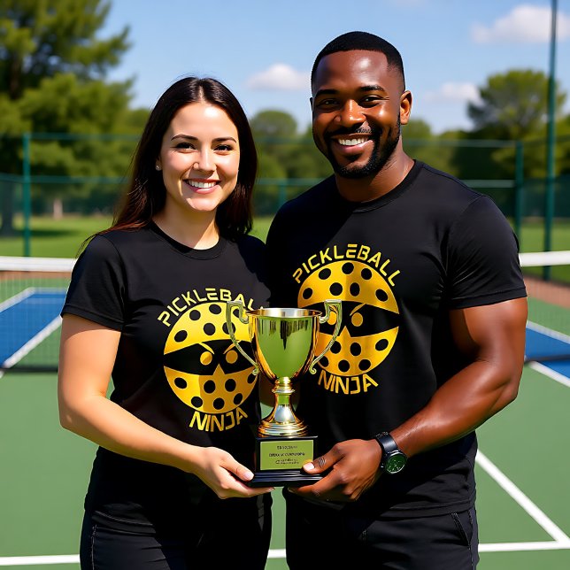 Yellow Pickleball Ninja T-Shirt (Yellow Pickleball Ninja T-Shirt)