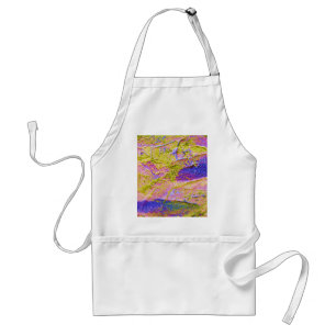 Yellow Pink Blue Crush Apron - Customizable Schürze