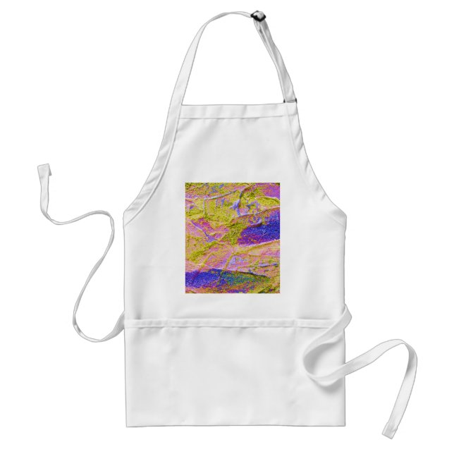 Yellow Pink Blue Crush Apron - Customizable Schürze (Vorne)