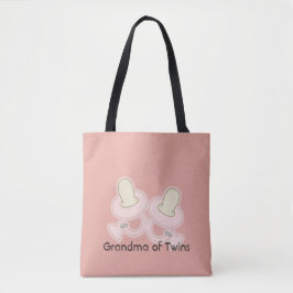 Yellow Pink Oma Mama Tante Schwester von Twins Tasche
