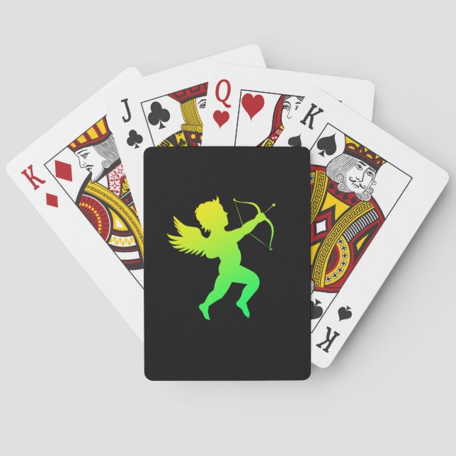 Yellow Playing Cards von Boy Angel Spielkarten (Rückseite)