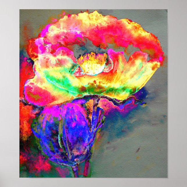 Yellow Poppy Poster (Vorne)