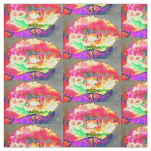 Yellow Poppy Stoff