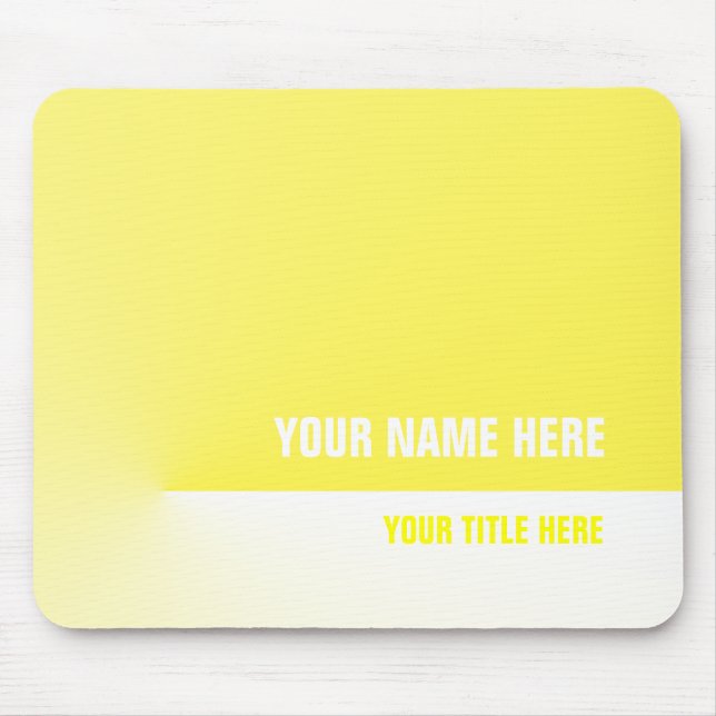 Yellow Pro Mousepad (Vorne)