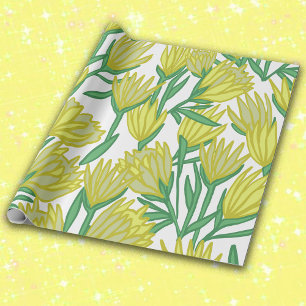 Yellow Protea Design Jeden Anlaß Geschenkpapier